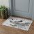 3' X 5' Gray Silver And Ivory Animal Print Washable Area Rug With UV Protection 3' X 5' Gray Silver And Ivory Animal Print Washable Area Rug With UV Protection