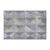 3' X 5' Lavender Fern Green And Ivory Geometric Washable Area Rug With UV Protection 3' X 5' Lavender Fern Green And Ivory Geometric Washable Area Rug With UV Protection