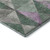 5' X 8' Sage Purple And Ivory Geometric Washable Area Rug With UV Protection 5' X 8' Sage Purple And Ivory Geometric Washable Area Rug With UV Protection
