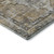 9' X 12' Brown Gray And Silver Oriental Washable Area Rug With UV Protection
