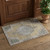 3' X 5' Beige Gray And Charcoal Oriental Washable Area Rug With UV Protection 3' X 5' Beige Gray And Charcoal Oriental Washable Area Rug With UV Protection