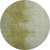 8' Olive Green And Beige Abstract Washable Round Rug With UV Protection