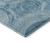 9' X 12' Denim Blue And Sky Blue Geometric Washable Area Rug With UV Protection 9' X 12' Denim Blue And Sky Blue Geometric Washable Area Rug With UV Protection