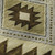 9' X 12' Brown Beige And Charcoal Geometric Washable Area Rug With UV Protection