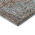 9' X 12' Rust And Beige Oriental Washable Area Rug With UV Protection