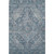 5' X 8' Denim Blue And Gray Oriental Washable Area Rug With UV Protection 5' X 8' Denim Blue And Gray Oriental Washable Area Rug With UV Protection