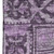 5' X 8' Eggplant And Gray Oriental Washable Area Rug With UV Protection 5' X 8' Eggplant And Gray Oriental Washable Area Rug With UV Protection