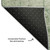 8' X 10' Artichoke Green And Beige Oriental Washable Area Rug With UV Protection