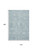 10' X 14' Blue And Ivory Damask Washable Area Rug With UV Protection 10' X 14' Blue And Ivory Damask Washable Area Rug With UV Protection