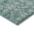 5' X 8' Teal And Ivory Oriental Washable Area Rug With UV Protection 5' X 8' Teal And Ivory Oriental Washable Area Rug With UV Protection
