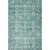 8' X 10' Teal And Ivory Oriental Washable Area Rug With UV Protection 8' X 10' Teal And Ivory Oriental Washable Area Rug With UV Protection
