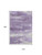 10' X 14' Purple And Ivory Abstract Washable Area Rug With UV Protection