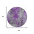 8' Purple And Gray Abstract Washable Round Rug With UV Protection 8' Purple And Gray Abstract Washable Round Rug With UV Protection
