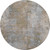 8' Taupe And Beige Abstract Washable Round Rug With UV Protection 8' Taupe And Beige Abstract Washable Round Rug With UV Protection