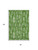 3' X 5' Green And Ivory Floral Washable Area Rug With UV Protection 3' X 5' Green And Ivory Floral Washable Area Rug With UV Protection