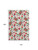 10' X 14' Ivory Red And Black Abstract Geometric Washable Area Rug With UV Protection