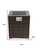 50000 BTU 24" Espresso Wicker Propane Rectangular Fire Pit