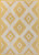 4' X 6' Yellow And Cream Moroccan Indoor Outdoor Area Rug 4' X 6' Yellow And Cream Moroccan Indoor Outdoor Area Rug