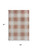5' X 8' Salmon And Cream Gingham Indoor Outdoor Area Rug 5' X 8' Salmon And Cream Gingham Indoor Outdoor Area Rug
