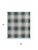 5' X 8' Turquoise And Cream Gingham Indoor Outdoor Area Rug 5' X 8' Turquoise And Cream Gingham Indoor Outdoor Area Rug