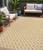 5' X 8' Yellow And Cream Geometric Indoor Outdoor Area Rug 5' X 8' Yellow And Cream Geometric Indoor Outdoor Area Rug
