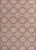 5' X 8' Salmon And Cream Floral Indoor Outdoor Area Rug 5' X 8' Salmon And Cream Floral Indoor Outdoor Area Rug