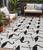 5' X 8' White And Black Animal Print Indoor Outdoor Area Rug