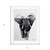 Elephant Walk 1 White Framed Print Wall Art Elephant Walk 1 White Framed Print Wall Art