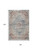 8' X 10' Beige Blue And Coral Floral Medallion Washable Area Rug With UV Protection 8' X 10' Beige Blue And Coral Floral Medallion Washable Area Rug With UV Protection