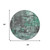 8' Green Gray And Ivory Abstract Washable Round Rug With UV Protection 8' Green Gray And Ivory Abstract Washable Round Rug With UV Protection