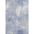 10' X 14' Denim Blue And Ivory Floral Washable Area Rug With UV Protection 10' X 14' Denim Blue And Ivory Floral Washable Area Rug With UV Protection