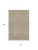 3' X 5' Copper And Beige Damask Washable Area Rug With UV Protection 3' X 5' Copper And Beige Damask Washable Area Rug With UV Protection