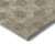 8' X 10' Gold And Taupe Damask Washable Area Rug With UV Protection 8' X 10' Gold And Taupe Damask Washable Area Rug With UV Protection