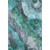 5' X 8' Teal Green And Ivory Floral Washable Area Rug With UV Protection