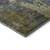 8' X 10' Khaki And Blue Abstract Washable Area Rug With UV Protection 8' X 10' Khaki And Blue Abstract Washable Area Rug With UV Protection