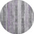 8' Lavender Gray And Silver Striped Washable Round Rug With UV Protection 8' Lavender Gray And Silver Striped Washable Round Rug With UV Protection