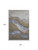 8' X 10' Taupe And Blue Abstract Washable Area Rug With UV Protection 8' X 10' Taupe And Blue Abstract Washable Area Rug With UV Protection