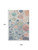 9' X 12' Denim Blue Peach And Ivory Geometric Washable Area Rug With UV Protection 9' X 12' Denim Blue Peach And Ivory Geometric Washable Area Rug With UV Protection