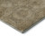 3' X 5' Brown And Beige Abstract Geometric Washable Area Rug With UV Protection