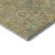 5' X 8' Sage Copper And Ivory Oriental Washable Area Rug With UV Protection 5' X 8' Sage Copper And Ivory Oriental Washable Area Rug With UV Protection