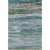 5' X 8' Teal Khaki And Green Abstract Washable Area Rug With UV Protection 5' X 8' Teal Khaki And Green Abstract Washable Area Rug With UV Protection