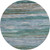 8' Teal Khaki And Green Abstract Washable Round Rug With UV Protection 8' Teal Khaki And Green Abstract Washable Round Rug With UV Protection