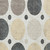 9' X 12' Ivory Charcoal And Beige Geometric Washable Area Rug With UV Protection