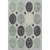 9' X 12' Sage Charcoal And Ivory Geometric Washable Area Rug With UV Protection