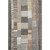 5' X 8' Brown Ivory And Gray Geometric Washable Area Rug With UV Protection