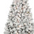 4.5' Pre Lit Full Flocked Spruce Christmas Tree 4.5' Pre Lit Full Flocked Spruce Christmas Tree
