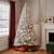 8' Pre Lit Full Flocked Spruce Christmas Tree 8' Pre Lit Full Flocked Spruce Christmas Tree