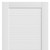 80" White Wood Slab Door