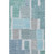 5' X 8' Aqua Teal And Ivory Geometric Washable Area Rug With UV Protection 5' X 8' Aqua Teal And Ivory Geometric Washable Area Rug With UV Protection