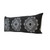 14" X 36" Black And White Lumbar Medallion Cotton Throw Pillow Cover 14" X 36" Black And White Lumbar Medallion Cotton Throw Pillow Cover